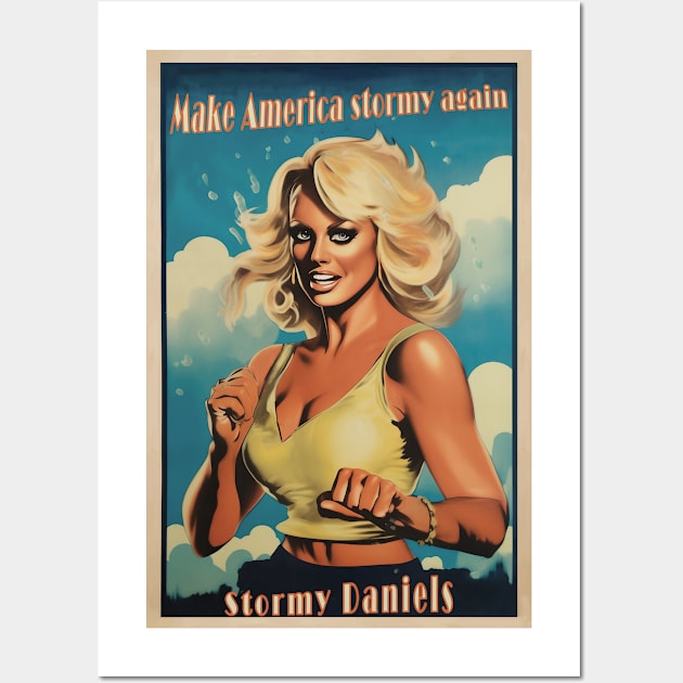 Stormy Daniels Wall Art by GreenMary Design